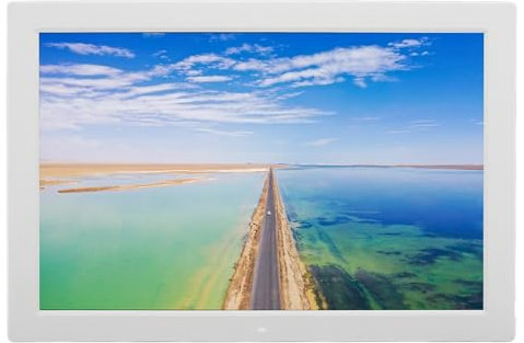 17 Zoll Extra Großer Digitaler Bilderrahmen, Digitaler Fotorahmen 1440 * 900 IPS FHD IPS-Bildschirm, Intelligenter Elektronischer Bilderrahmen, Einfach Fotos und Videos zu Teilen