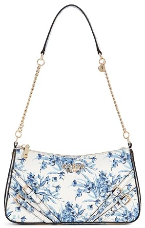 GUESS Bramina Top Zip Shoulder Bag Floral Multi