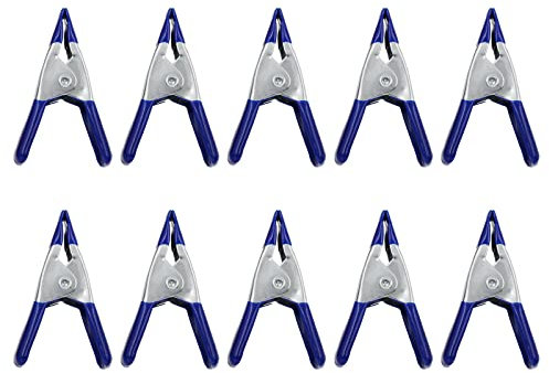 10 Stück/Set 5,1 cm Metall A-förmige Federklemme Mehrzweck-Federclip für Zuhause Holzbearbeitung Leistungsstarke Klemme Mehrzweckwerkzeug