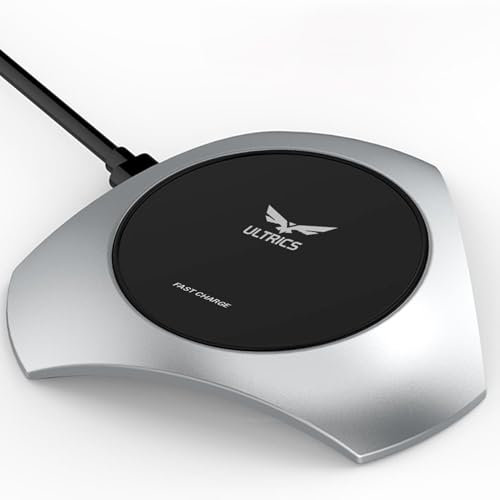 Wireless Charger, 10W Qi-Certified Wireless Phone Charger, Fast Charging Station Pad for iPhone 16/15/14/13/12/12 Pro/11/XR/XS/X/8/SE, Galaxy S24/S23/S22/S21/S20/S10/S9/S8 Plus, Pixel, AirPods