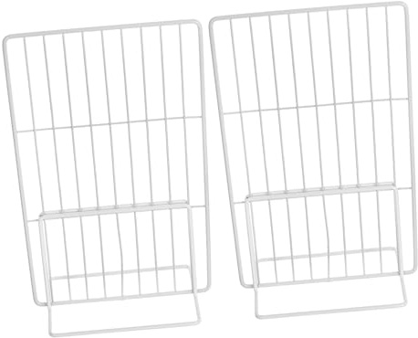 Healifty Séparateur en Fil De Fer pour Congélateur Et Réfrigérateur Extensible 32-34 Cm x 29 Cm, Étagère Métallique Résistante, Organiseur De Rangement pour Maison Et Supermarché