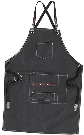 SHOWERORO Canvas-schürze Mit Taschen Für Friseure Männer Und Frauen Mehrzweckschürze Für Berufsgruppen Arbeitskleidung Schutz Vor Abfärben Und Verschmutzungen Individuelle Anpassung