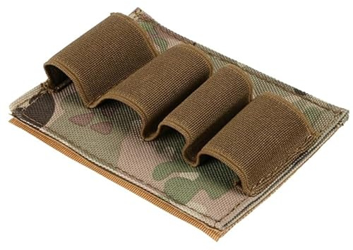 Custodia Tattica Da 4 Pezzi For Guscio 12GA – Porta Cartucce Elastico Compatibile MOLLE For Cintura O Zaino, 70x7,5 Cm(Color 3)