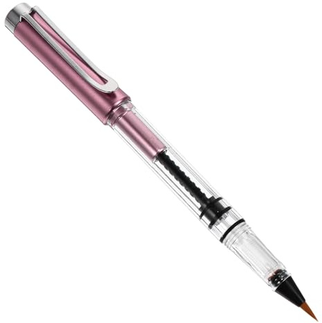 GALPADA Pincel de Acuarela Pluma Estilográfica de Nylon, Recargable Plástico, Adecuado para Caligrafía y Pintura Escritura