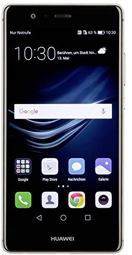 Huawei P9 Smartphone débloqué 4G (Ecran: 5,2 Pouces - 32 Go - Nano-SIM - Android) Noir