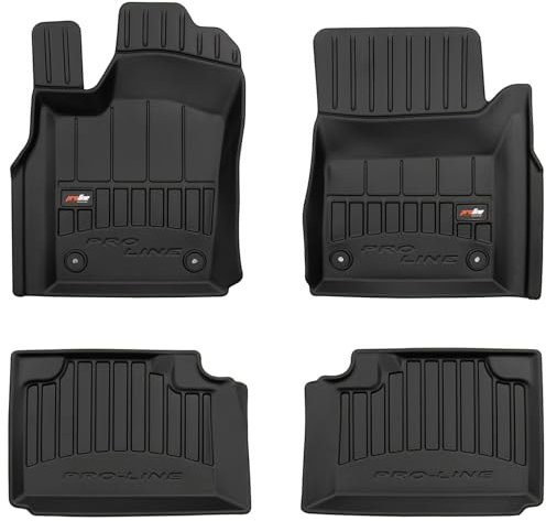 MOTOS Gummimatten Auto Fussmatte passend für Jeep Grand Cherokee IV 2016-2021 nach Facelift Verbessern Sie Ihren Reisekomfort mit Antirutschmatte Auto 3D- Allwetter fußmatten Auto, Schutz vor Verschmu