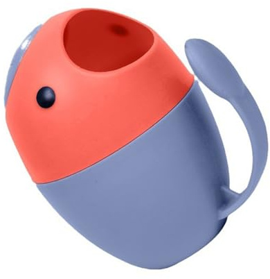 Norhogo Gobelet de lavage pour cheveux pour enfants et bébés - Gobelet à vaisselle - Pichet de protection pour les yeux - Pour enfants et personnes âgées - Bleu