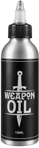 Raven Forge Weapon Oil 150ml - Pure High Grade Mineral Oil for Cleaning Display Weapons & Antiques. Suitable for All Blades & Metals to Keep in Pristine Condition. Weapon Accessories.