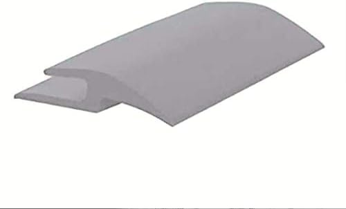 Roppe Vinyl Ceramic Wood Carpet Transition Profile #182, Slate, 3/8 H X 12' L X 1-1/2 W