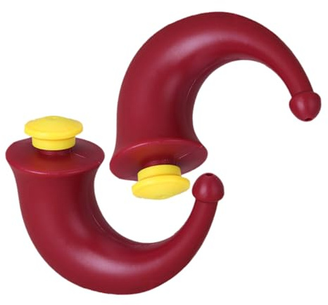 Healeved Botella Diseño Rojo Nasal 2piezas Irrigación de Plástico de Compacto Limpieza y Apariencia Sencilla Lavado Nasal Eficaz para Nariz