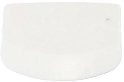 Silicone World - Spatola per crema fai da te, per pasta di zucchero, pasta di zucchero, utensile da forno (bianco)