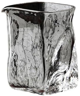 Verre japonais fait à la main 200 ml - Tasse à thé carrée Glacier