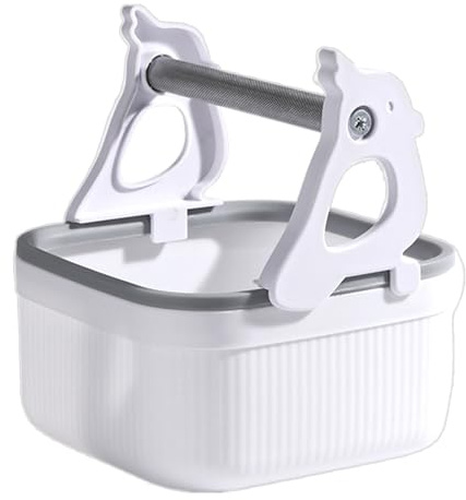 Bird Perch for Desk - Desktop Game and Training Stand Toilet Bucket, Rodent Bar, Robust Bird Toys for African Greys Cockatiels Parakeets Sparrows Budgies