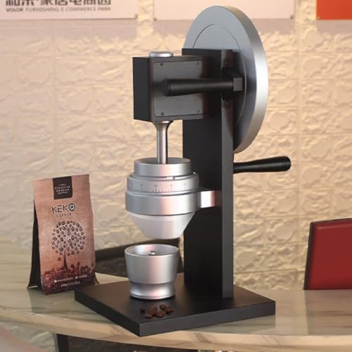 XEEAOFE Molinillo de Café de Muelas Cónicas con Muela de 83mm para Espresso, Prensa Francesa, Molinillo de Café Manual para Uso Doméstico, Molinillos de Granos de Café con Manivela