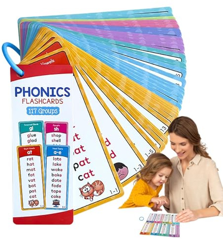 Phonics Learning Games Set - Educational Toy With 1000 Pieces Word Cards, Includes Spelling Games And Vocabulary Builders, For Young Learners, Perfect For Homeschool And Classroom Use