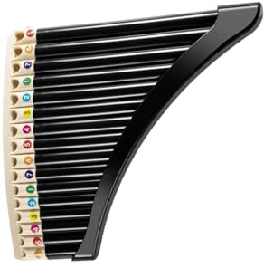 18 Pfeifen Panflöte Panflöte Mit 18 Oder 16 Pfeifen Professionelles Musikinstrument Für Erwachsene Für Üben Und Aufführen(16 beige brown)