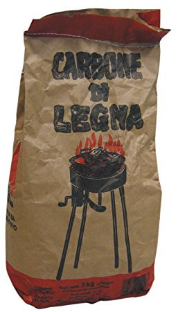 Capaldo CARBONE IN SACCHI DA KG. 2, 8 CIRCA prodotto con legna vegetale ad alta resa. Sacchi da 2, 8 kg CF