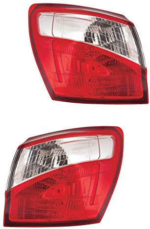 Rückleuchte Heckleuchte Set links & rechts rot PY21W ohne Lampenträger für Model Qashqai +2 I J10 JJ10