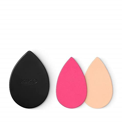 KIKO Milano Beauty Duo: Mirror & Sponge Cover | Custodia Con Specchietto Contenente Due Spugnette Per Applicazione Di Fondotinta E Correttori Fluidi