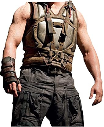 HiFacon Dark Knight Rises Bane Vest Military Costume Cosplay Faux Leather