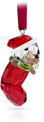 Swarovski Hängende Dekoration Weihnachtsornament Rot Kristall Beagle Weihnachten Geschenk