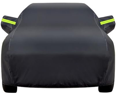 ESPRAL Oxford Stoff Autoabdeckung für VW T25/T3/T4/T5/T6/T7 Komplette Autoabdeckungen Auto Abdeckplane Autoabdeckung Outdoor Vollgarage Autoplane,E