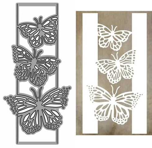 Schmetterlings-Stanzformen für Kartenherstellung, Spitzen-Metall-Stanzformen für Papier-Scrapbooking, DIY-Schablonen für Album, Party, Hochzeit, Festival-Dekoration