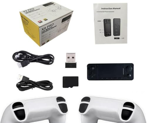 X9 4K HD Retro TV Game Console 64G/128G/256G Plug & Play Retro Video Stick Controller with Dual Gaming 2.4G