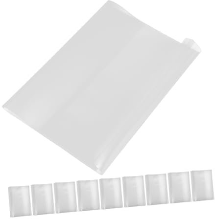 SEWACC 30stücke Schutzhüllen Für Bücher Transparente Wiederverwendbare Buchhüllen Aus Kunststoff Wasserdichter Schutz Für Hardcover Und Taschenbücher Für Schule Und Büro