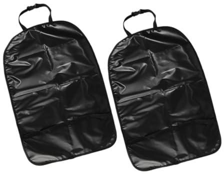 HEMOTON 2 Pcs Protector de Asiento de Coche, Doble Protección, Diseño para Asientos Delanteros y Traseros