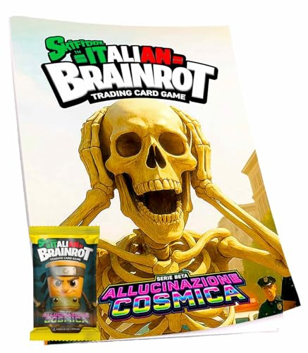 Skifidol Italian Brainrot Trading Card Game, Cosmic Hallucination Album, Beta Series with 7 Cards