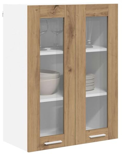 vidaXL Hängeschrank Artisan-Eiche 60 x 31 x 80 cm Holzwerkstoff