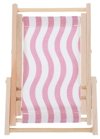 LALAFINA Soporte de Madera Teléfono o Playa Forma Silla Móvil para en Práctico Miniatura Adornocorativo Resistente para Escritorio Casa