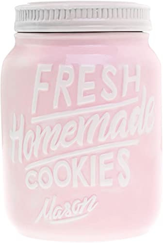 Cerámica Mason Jar tarro para galletas