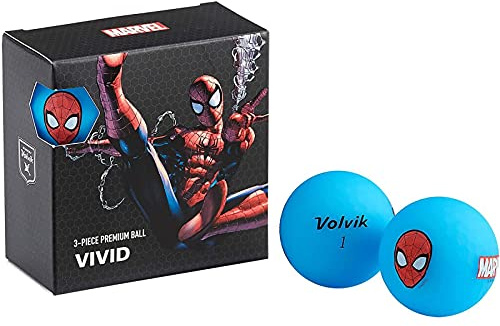 Volvik Marvel Golf Balls - Various Superhero Gift Sets - Spiderman/Hulk/Thor/Black Panther/Captain America/Iron Man | four ball gift set X Marvel Gift Set