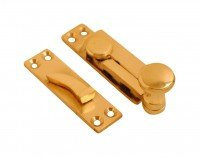 2 x Fenster-Verschluss Arm Typ Sicherheitsriegel massiv Messing