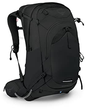 Osprey Manta 34L Men's Hiking Backpack with Hydraulics Reservoir, Black