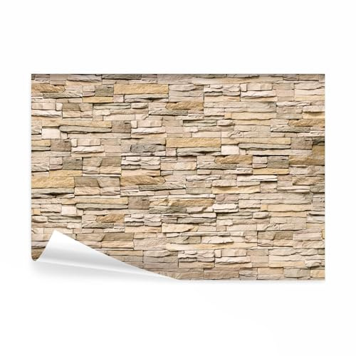 decomonkey Premium Fototapete Steinwand Stein, 350x256 cm, Steintapete | Steinoptik, Schlafzimmer, Wohnzimmer, Design, Tapete, Fototapeten, Tapeten, Wandtapete, moderne, Wand