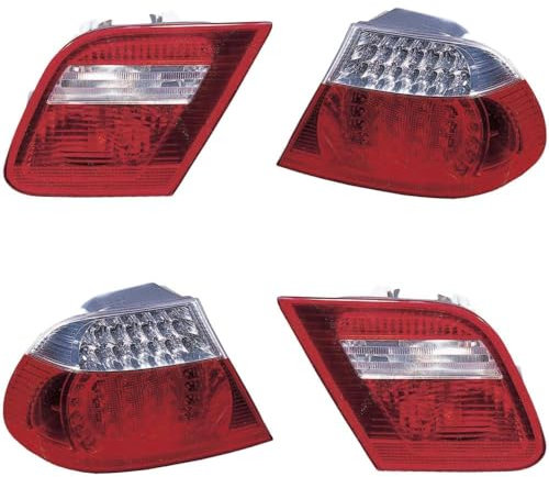 EISENFELS 107557355 Set Rückleuchten Heckleuchten innen und außen links + rechts passend für 3er Coupe E46
