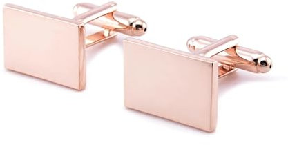 Skcess Manschettenknöpfe Für Herren Roségold, Manschettenknöpfe Retro-Blumenmuster Kupfer Manschettenknöpfe Herren