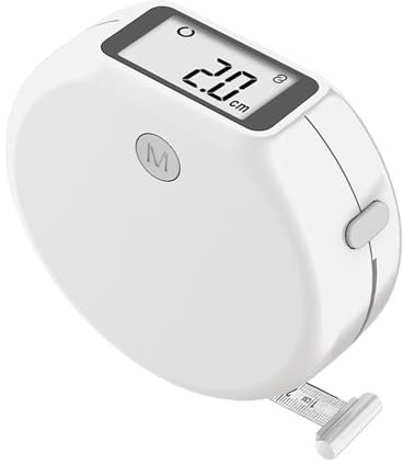 Tiardey Smart Body Tape Measure Bluetooth Digitales Maßband One-Touch-Aufzeichnung der Messwerte für Ihre Körpergesundheit & Fitness