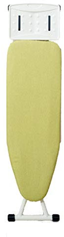 Tabla de Planchar Plegable de Montaje Compacto, Rejilla de Planchar Ajustable en Altura de Metal con Bandeja, Cubierta de Agua Helada, Mesa de Planchar para el Dormitorio del hogar