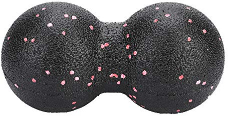 EPP Yoga Foam Roller Massage Ball Set Point Körper Muskel Stress Relief Tool Lacrosse Ball Selbst Massage Roller Körper Muskel Stress Relief Rückenschmerzen (16x 8cm Doppelkugeln)