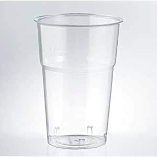 Generico 40/160 Bicchieri Plastica | Bicchieri MAX KRISTALL ISAP DA 575 CC Bevande Finger Food per BIRRA ESTATE Feste Compleanni Matrimoni Picnic (40 pezzi)