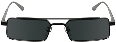 Calvin Klein Unisex Adult Sunglasses CK24111S - Matte Black with Solid Grey Lens