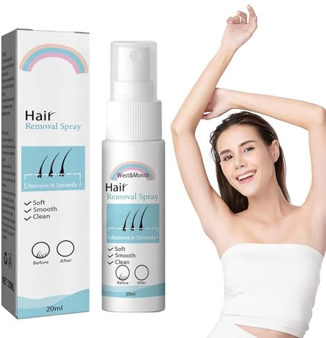 Enthaarungsschaum, Body Haarentfernung Schaum, Enthaarungsspray für Frauen & Männer, Sanfte Haarentfernungscreme, Schnell & Effektiv, Hair Removal Cream für Arm, Beine, Achselhöhlen, Bikinizone(20ml)