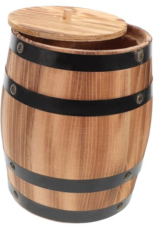 Alipis Portautensili in Legno Carbonizzato Organizer Per Utensili Da Cucina Retrò Porta Posate e Forchette Compatto e Resistente Per Uso Domestico e Ufficio