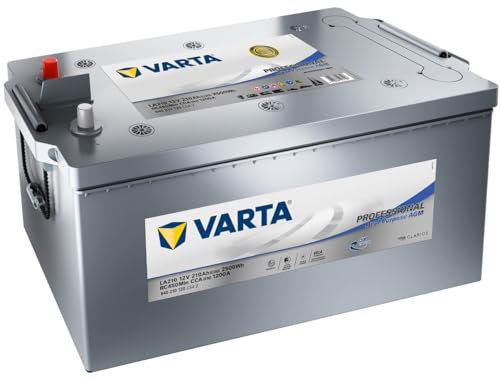 VARTA Professional Dual Purpose AGM Batterie für Caravans, Wohnmobile & Boote – 12V 210Ah 1200A (LA 210) – Versorgerbatterie & Starterbatterie in einem