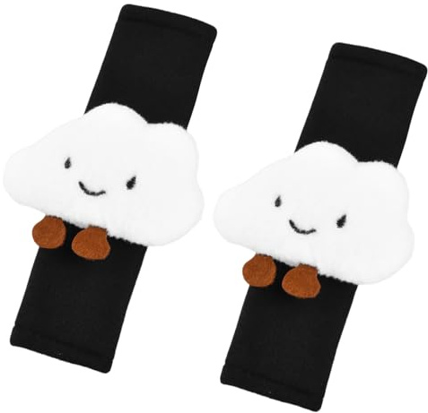 Ziyonix 2 Piezas Protector Cinturon Coche Niños, Almohadillas Cinturon Coche, Almohadillas para Cinturón de Seguridad Funda Cinturon Coche para Adulto Niños, Protegen Hombro Cuello