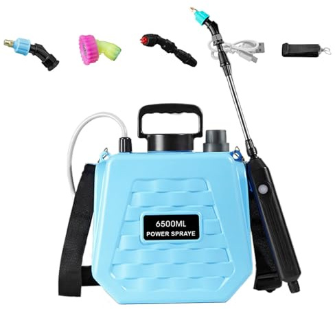 Peufcmi Mochila Pulverizadora con Batería - Pulverizador Eléctrico Para Jardín | Equipo de Riego Recargable para Cuidado de Plantas en Agricultura Jardín Granja